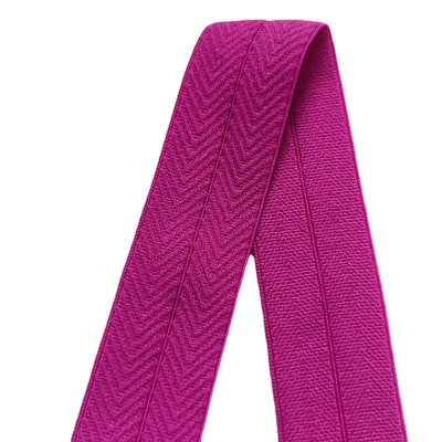 Fascia elastica pieghevole in nylon da 2 cm altamente elastica per biancheria intima