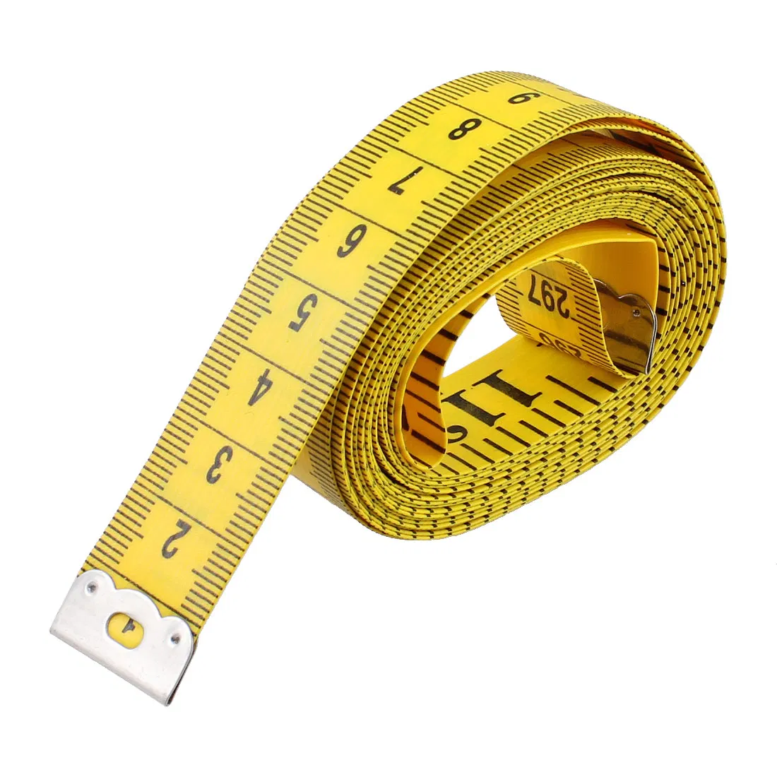 Metro a nastro per righello da taglio in PVC OEM con testa in metallo